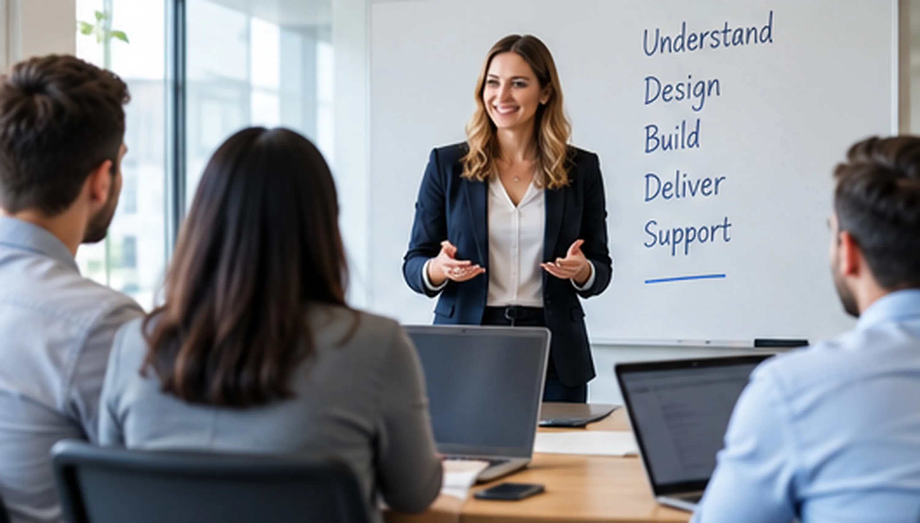 Presenting a process to a team